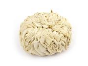 9.5cm Dia Car Care Chamois Ball Cleaning Tool Beige
