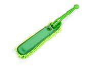 Green Chenille Microfibe Auto Car Wax Treated Duster Dust Brush Cleaning Tool