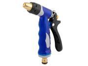 Blue Nonslip Grip Car Cleaning Garden Hose Nozzle Watering Spraying Sprayer