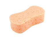 Cleaning Tool Orange Bone Shape Sponge Pad Cushion for Auto Cars