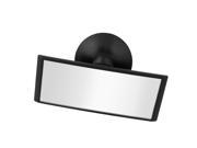 Car Black Frame Flat Adjustable Retangle Blind Spot Rearview Mirror 14.5 x 6cm