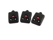 3PCS Plastic 3 Buttons Mini Remote Key Holder Cover Protector for Ford
