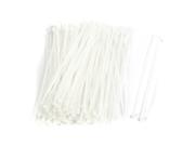 500 Pcs Electrical Cable Zip Tie Plastic Fastener 4mm x 150mm