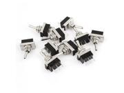10 x Vehicle Car 3 Pins 3 Positions On Off On Toggle Switch DC 12V 25A