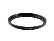 Camera Lens Filter 52mm 55mm Black Metal Ring Adapter