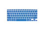 Blue Notebook Keyboard Skin Film Cover Shield for Apple Macbook Pro 13 15 17