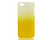 Unique Bargains Orange White Gradient Hard Back Cover Case for iPhone 5 5G