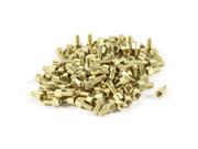 M3 Male to Female Threaded 4mm 5mm PCB Spacer Stand off 9mm Gold Tone 100 Pieces