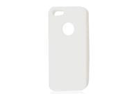White Silicone Protective Soft Case Skin Cover for Apple iPhone 5 5G
