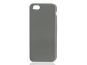 Dark Gray Soft Plastic TPU Protective Case Skin Cover for iPhone 5 5G