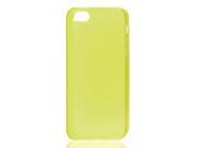 Yellow Soft Plastic TPU Protective Case Skin Cover for iPhone 5 5G