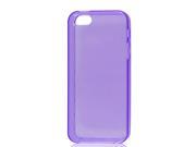 Clear Purple Argyle Pattern Soft Plastic TPU Case Cover for iPhone 5 5G