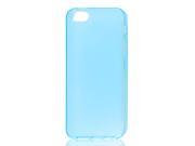 Teal Blue Soft Plastic TPU Protective Case Skin Cover for iPhone 5 5G