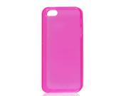 Clear Fuchsia Argyle Pattern Soft Plastic TPU Case Cover for iPhone 5 5G