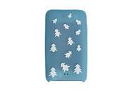 Tree Light Blue Silicone Skin Case for iPod Touch II 2G