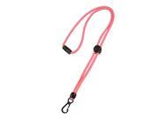 Unique Bargains 17 Length Pink Black Nylon Neck Strap Lanyard for Cell Phone Camera MP3