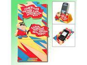 Colorful Soft Vinyl Plastic Mobile Phone Holder Stand
