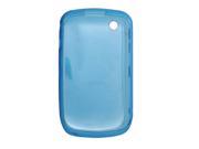 Soft Case Clear Blue Shell Cover for Blackberry 8520