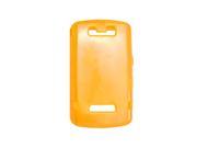 Clear Orange Skin Soft Plastic Case for Blackberry 9530