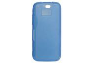 Circle Pattern Soft Plastic Case for Nokia 5530 Blue