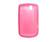 Pink Shield Cover Soft Plastic Case for Blackberry 9630