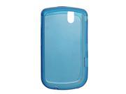 Clear Blue Soft Cover Case Shield for Blackberry 9630
