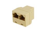 RJ45 Ethernet Network 1 to 2 Female Connector Joiner
