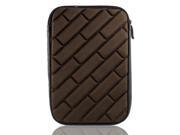 Brown Brick Sleeve Bag Carrying Case for 7