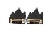 DVI D 24 1 Male to Male LCD Video Adapter Cable 9.8Ft