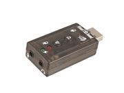 Unique Bargains 7.1 Channel USB 2.0 3D Sound Card Audio Adapter Adaptor Vqsif
