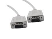 1.3M 9 Pin Male to Male Adapter DB9 Serial Cable Light Gray