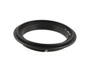 Black Metal 58mm Reverse Adapter Ring for Canon EOS