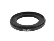 55mm 37mm 55mm to 37mm Black Step Down Ring Adapter for Camera