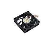 Black Plastic PC Desktop CPU Cooler Cooling Fan 3pin