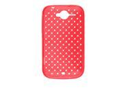 Antislip Perforated Red Soft Case for HTC Wildfire G8