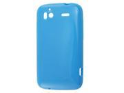 Blue Soft Plastic Cover Case for HTC Sensation 4G G14 Pwjze
