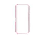 Clear Pink Soft Plastic Frame Rim Case Cover for iPhone 4 4G 4S