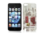 IMD Historic Theme Pattern Hard Plastic Back Case Cover for iPod Touch 5 5th