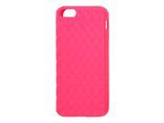 Magenta Water Cube Pattern Soft Plastic Case Cover for Apple iPhone 5 5G