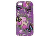 Colorful Butterfly Flower Pattern TPU Soft Case Cover for Apple iPhone 5 5G