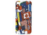 Multi Flags Printed IMD Plastic Cell Phone Back Cover Guard for iPod Touch 5