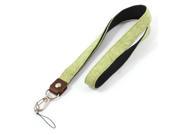 Unique Bargains Unique Bargains Mobile Cell Phone Metal Lobster Clasp Neck Strap Lanyard Light Green