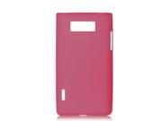 Red Soft Plastic Case Cover Shell for LG Optimus L7 P700 P705