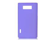 Purple Soft Plastic Case Cover Shell Guard for LG Optimus L7 P700 P705