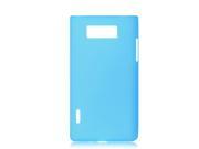 Sky Blue Soft Plastic Case Cover Protector Shell for LG Optimus L7 P700 P705