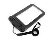Clear Black Waterproof Pouch Bag Case w Nylon String for Cell Phones