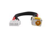 PJ121 1.65mm Center Pin DC Power Jack w 5 Pins Cable for ACER Extensa 5220 5330