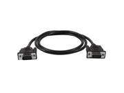 1M VGA 15 Pin Male to Male M M Connector LCD Monitor Cable Cord Black