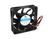 DC 12V 0.18A 60mm 2 Pin Connector Cooling Fan for Computer CPU Cooler Radiator