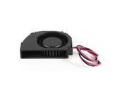 Laptop 2 Pin Connector CPU Cooler Cooling Blower Fan 12VDC 0.1A 40mm Black